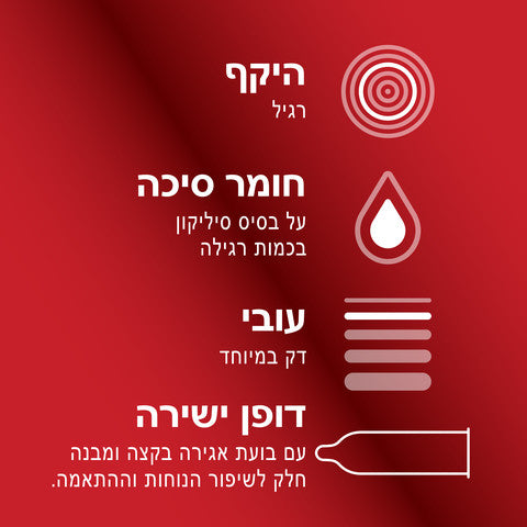 קונדומים דורקס Thin Feel - Ultra Thin - מכיל 10 יחידות - DUREX