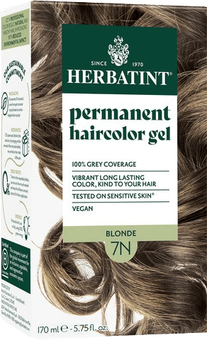 צבע לשיער על בסיס צמחי הרבטינט 7N בלונד