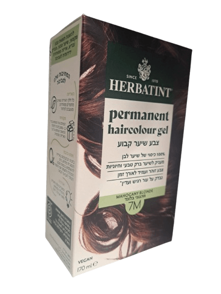 צבע לשיער על בסיס צמחי הרבטינט 7M מהגוני בלונד