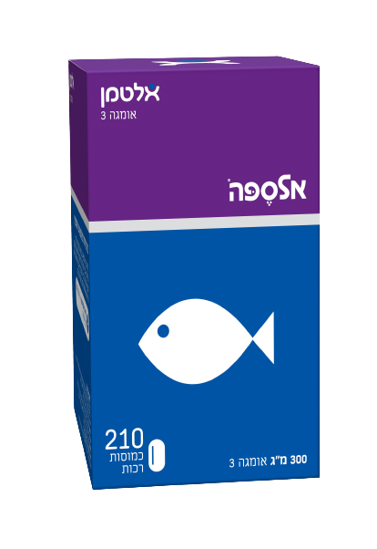 אלספה אומגה 3 אלטמן - 210 כמוסות