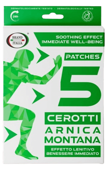 מדבקות ארניקה (Arnica Patches) - 5 מדבקות - BRAND ITALIA