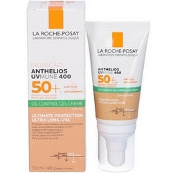 קרם ג'ל הגנה לפנים אנתליוס עם גוון- SPF50+ - מכיל 50 מ"ל - LA ROCHE POSAY